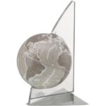 Zoffoli Vela wereldbol 22 cm warmgrijs