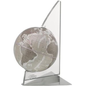 Zoffoli Vela wereldbol 22 cm warmgrijs