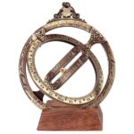 Ringzonnewijzer, replica van een draagbare historische zonnewijzer | Hemisferium