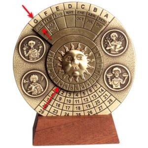 Eeuwigdurende schijfkalender naar historisch voorbeeld | Hemisferium