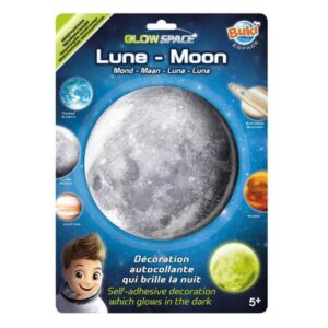 Buki Glow Space Maan, lichtgevende decoratie voor de kinderkamer
