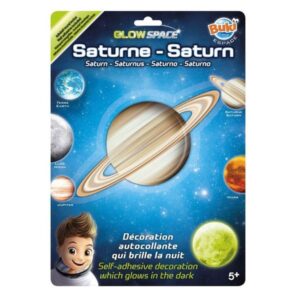 Buki Glow Space Saturnus, lichtgevende decoratie voor de kinderkamer
