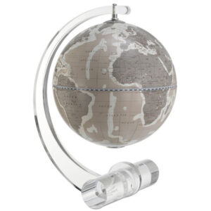 Zoffoli Moon wereldbol 22 cm warmgrijs