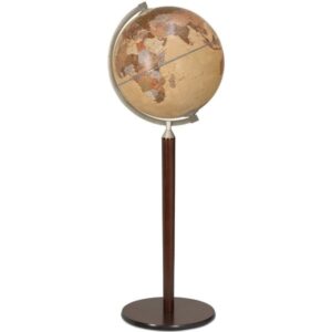 Zoffoli Vasco da Gama staande wereldbol 40 cm abrikoos