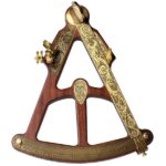 Sextant, replica van het navigatie-instrument | Hemisferium