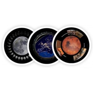 Buki Planetarium Discs, projectieschijven voor de Buki planetariumprojector