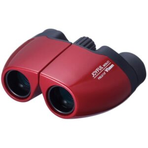 Vixen Joyful MS 8×21 CF compacte verrekijker voor wandelen en reizen, rood